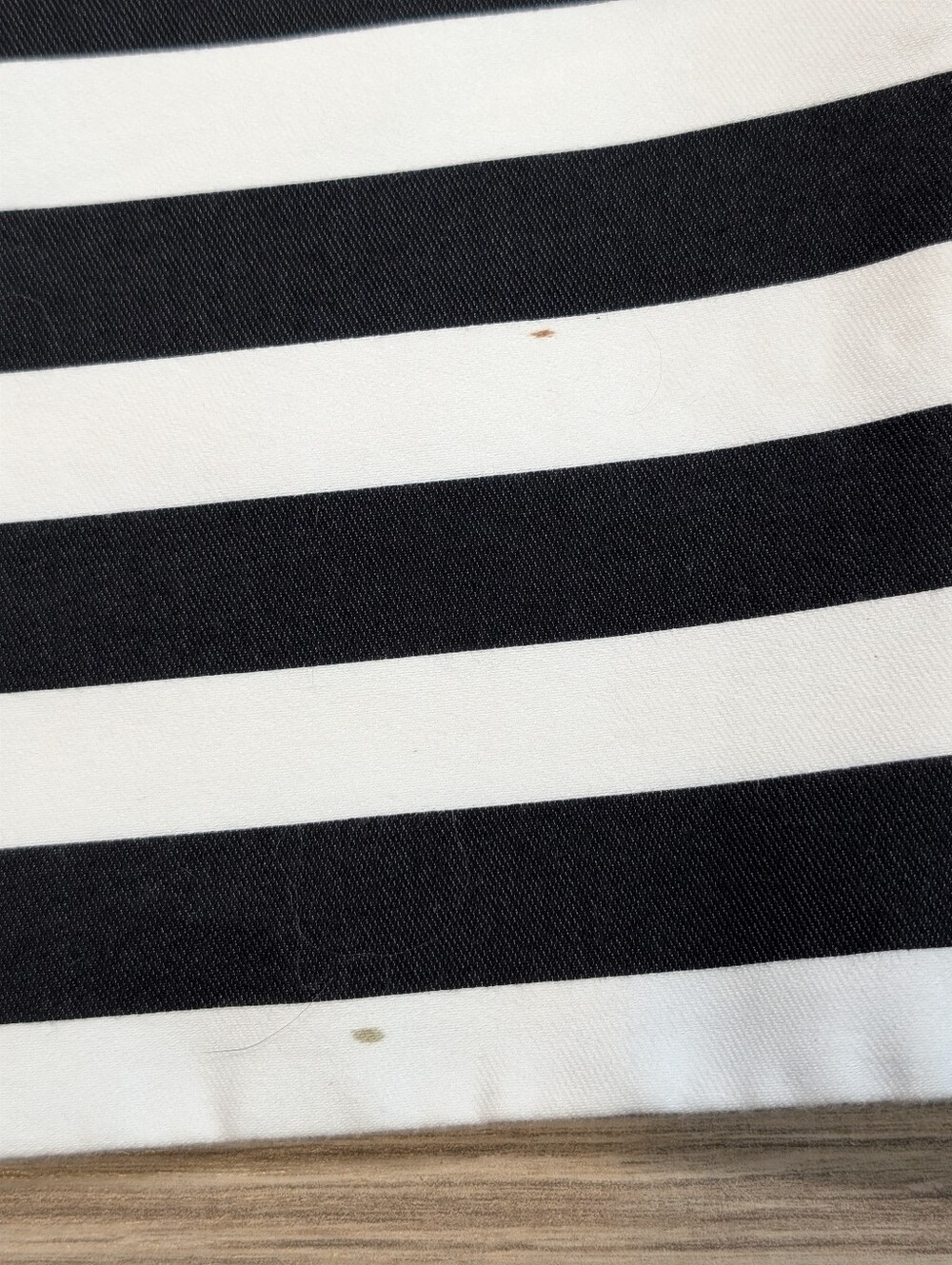 Kate Spade Short Sleeve Cotton/Silk Striped Short Shift Dress - Picture 11 of 11